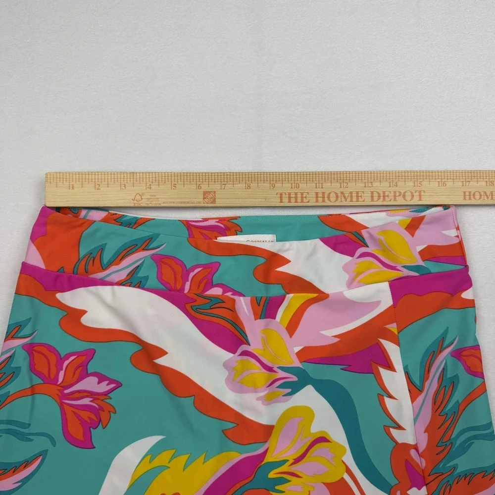 Jude Connally Skort Womens Large Multicolor Floral Golf‎ Tennis Made USA